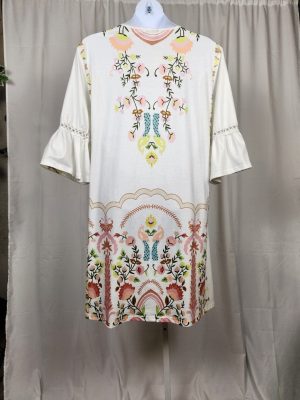 Bohemian summer white dress.