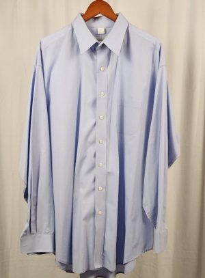 Men-Blue Long Sleeve Dress Shirt