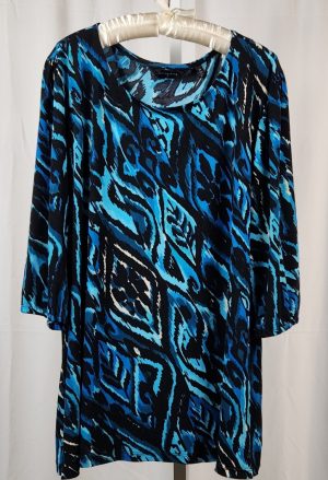 Black and Blue Blouses