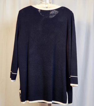 Black &White Sleeveless Tank &Cardigan