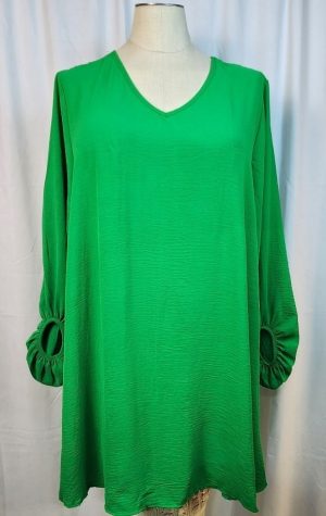 Green Long Sleeve Dress
