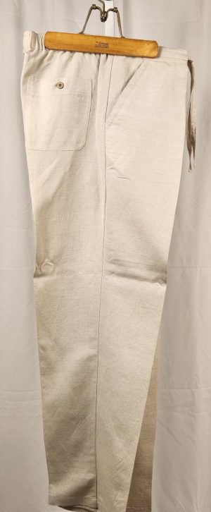 Men-Tan Linen Drawer String Pants