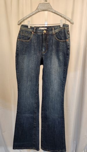 Blue Jeans, Boot Cut with Embellished Pockets