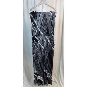 Strapless Black & White Jumpsuit with Pockets