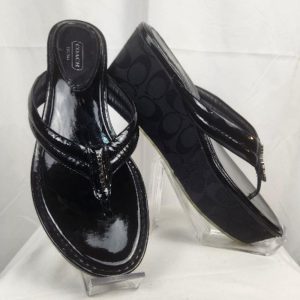 Coach Signature Wedge Sandal