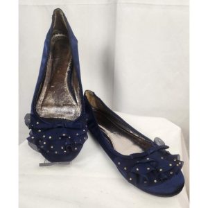 Blue Flat with Crystal