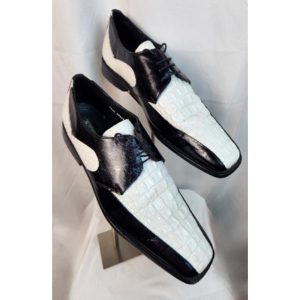 Black & White Leather Stacy Adams