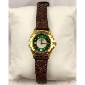 Anne Klein Watch Brown Leather Braided (need battery)