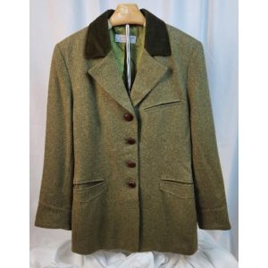 Green Button Up Jacket Blazer