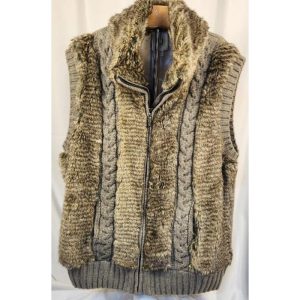 Faux Fur Zip Up Vest