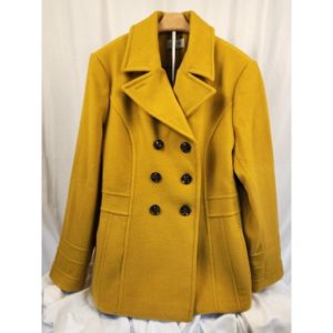 Mustard Yellow Peacoat