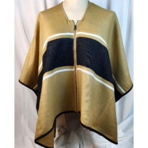 Zipper Front Poncho